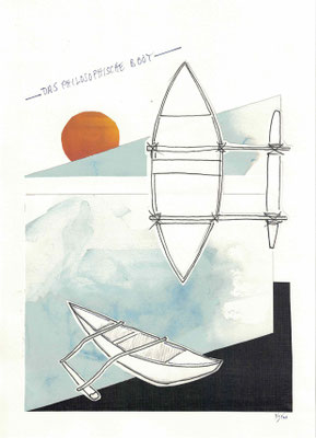 paperboat, artproject, artwork, papiermâché,collage