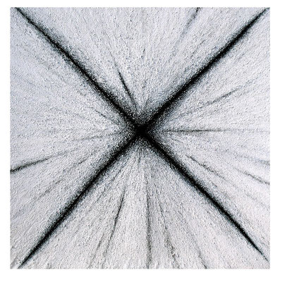 Noir et blanc / Schwarz und weiss  150 x 150 cm // Black and white  4,92 x 4,92 ft