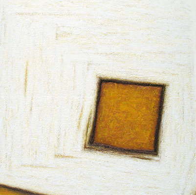 Le carré qui vient / Das Quadrat, das kommt  150 x 150 cm // The square that comes 4,92 x 4,92 ft