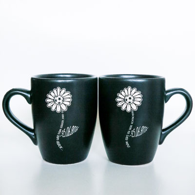 Tasse mit Lasergravur zum Hochzeit