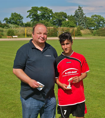 Torschützenkönig C-Jugend Staffel 2:  Mohamed Melek (1. FC Oebisfelde)