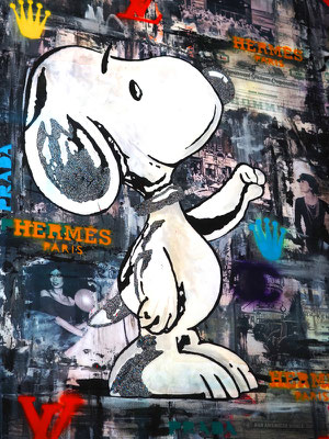 snoopy art popart handmade interiordesign painting artist artwork  Kunst Art By Daniel Jertz