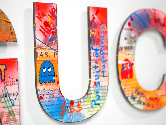 pacman art popart handmade interiordesign painting artist artwork Kunst Art By Daniel Jertz