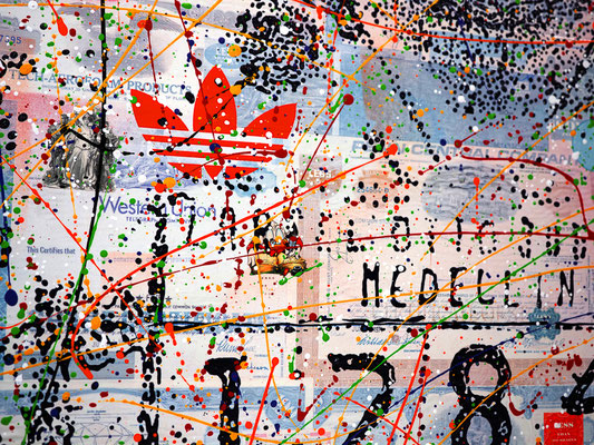 pablo escobar art popart handmade interiordesign painting artist artwork  Kunst Art By Daniel Jertz 