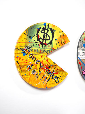 pacman art popart handmade interiordesign painting artist artwork Kunst Art By Daniel Jertz