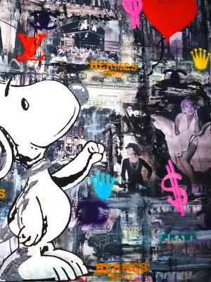 snoopy art popart handmade interiordesign painting artist artwork  Kunst Art By Daniel Jertz