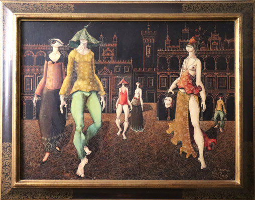 Christian Le Moult (1941) | Belgische School | 20ste Eeuw | Olieverf op paneel | Paneelmaat: 60 cm. x 80 cm. | "Nocturne Venitien" | Taxatiewaarde: 4.500,= euro | Onze speciale prijs: 2.950,= euro | Met echtheidscertificaat!