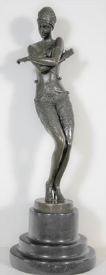 Bronzen beeld "Danseres" | Van 950,= euro | Nu te koop voor: 595,= euro