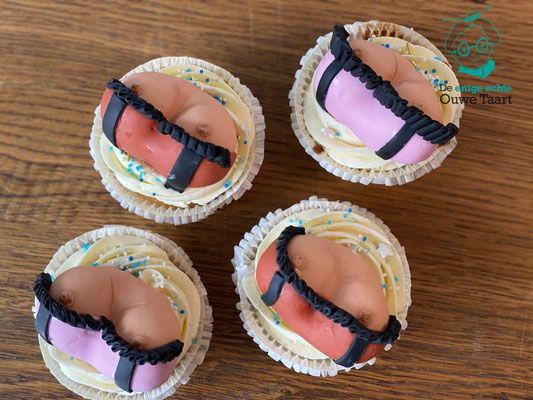 borsten cupcakes, #borstencupcake, #tietencupcake #tieten, tietjes van fondant 