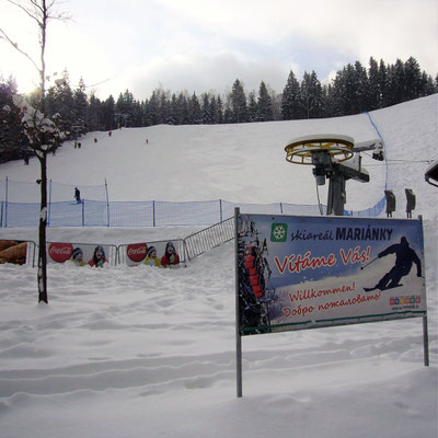 Skigebiet Mariánky in Marienbad