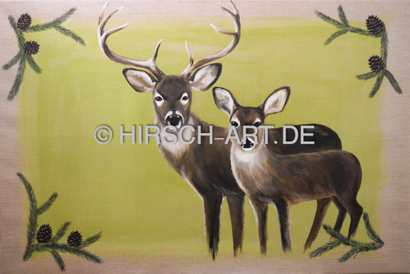 Ich glaub ich steh im Wald, 2017, 80 x 120 cm