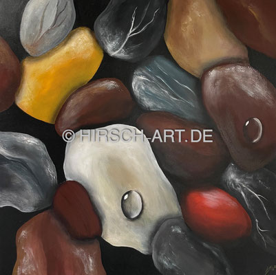 Stone Art I, 2010, 80 x 80 cm