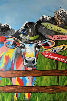 Kuh Antonia, 2025, 120 x 80 cm