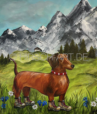 Grasdaggl, 2025, 70 x 60 cm (verkauft)