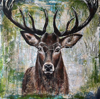 Nikolaus, 2024, 100 x 100 cm (verkauft)