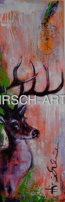 Hirschlein, 2014, 150 x 50 cm (verkauft)