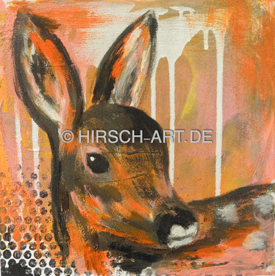 Trilogie Reh b, 2014, 30 x 30 cm