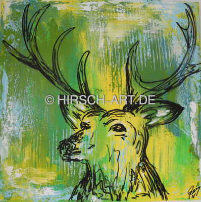 Wildfang, 2016, 50 x 50 cm (verkauft)