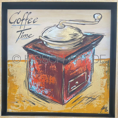 Coffee Time, 2024, 40 x 40 cm
