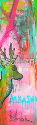 Rehlein I, 2014, 150 x 50 cm (verkauft)