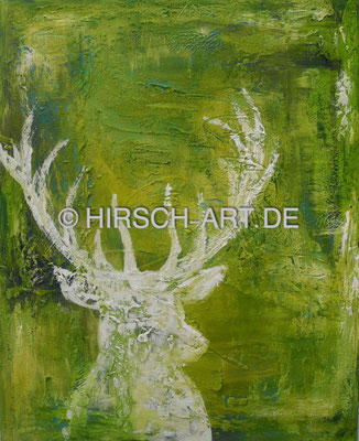 White deer 1, 2014, 100 x 80 cm (verkauft)
