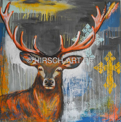 Johannes, 2017, 100 x 100 cm (verkauft)