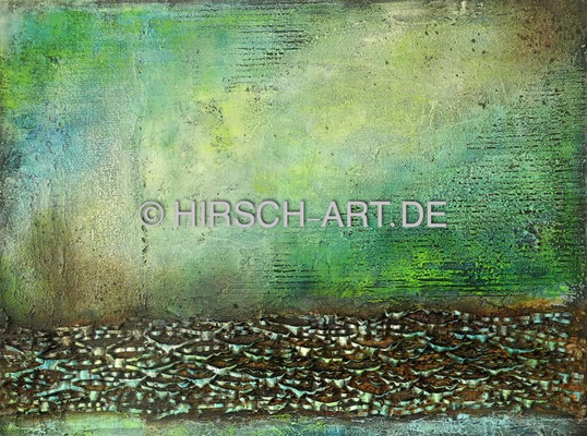 o.T grün abstrakt, 2013, 60 x 80 cm