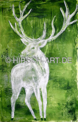 White deer II, 2014, 150 x 100 cm (verkauft)