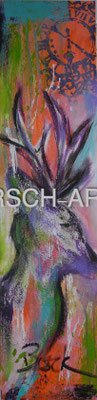 Bock Alpenwelt, 2014, 120 x 30 cm (verkauft)