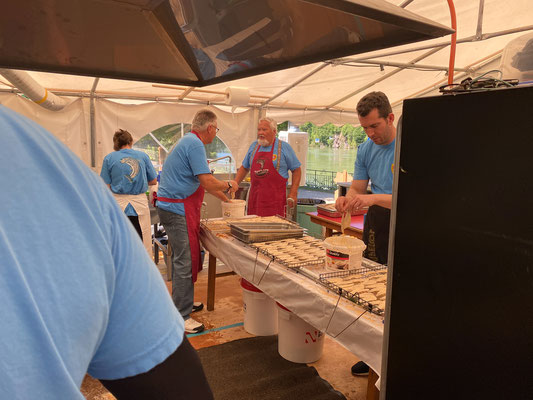 Fischessen 2022 in der Badstube in Laufenburg. (Foto CC)