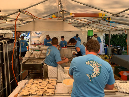 Fischessen 2022 in der Badstube in Laufenburg. (Foto PC)