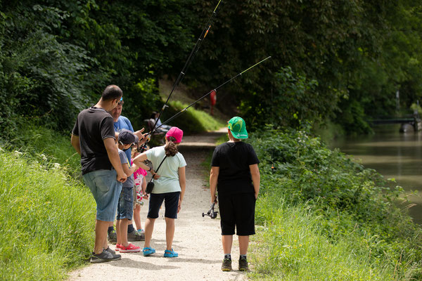 Jungfischer-Schnuppernachmittag der Fischerzunft Laufenburg, 26. Juni 2021. (Foto CC)