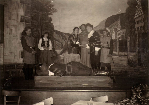 Wintersportfest im Löwen 1956
