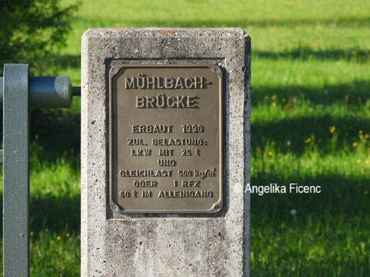 Mühlbachbrücke © Mag. Angelika Ficenc 