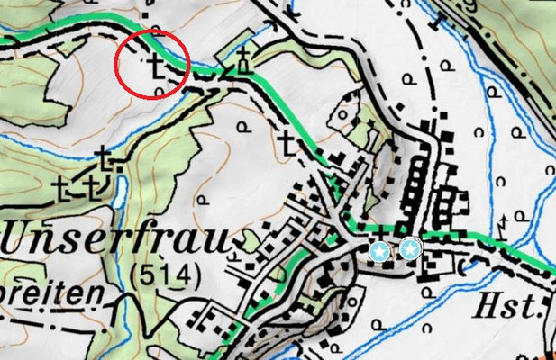 Unserfrau verschwundenes Kreuz