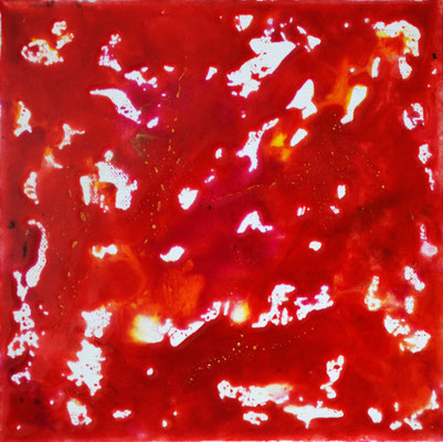 ohne titel 2o/2o cm mixed media 2o2o ilona krause-könig