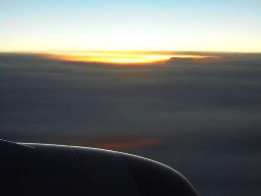 Ausblick vom Flugzeug