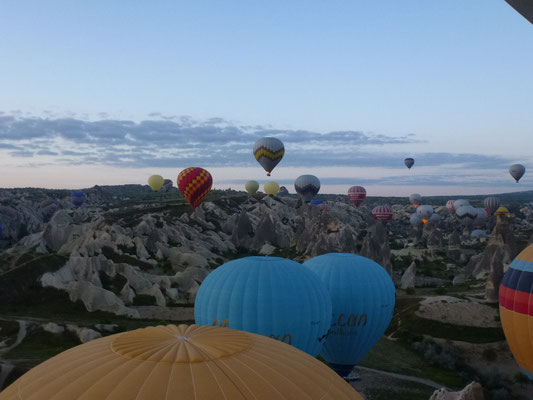 Vue de mongolfiere