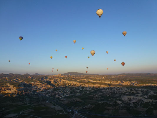 Vue de mongolfiere