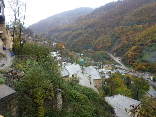 Village en espalier, et couleurs d'automne