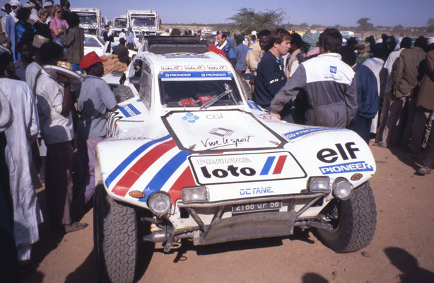 Voiture avant le départ