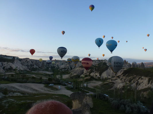 Vue de mongolfiere