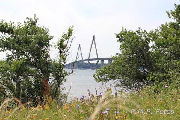 Farøbroerne Brücke in Dänemark