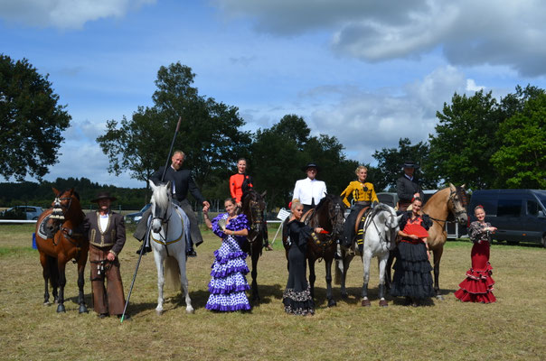 Spanische Reitershow und auch die Rittershow. European Horse Show im Programm der Tarmstedter Ausstellung. Hoffentlich auch wieder 2023.