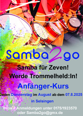 Samba Trommel Kurs in Selsingen