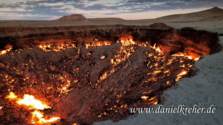 Darvaza gas crater / door to hell / Tor zur Hölle