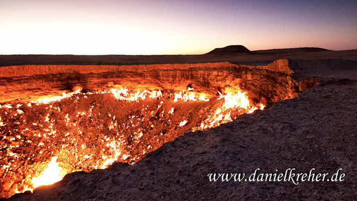 Darvaza gas crater / door to hell / Tor zur Hölle