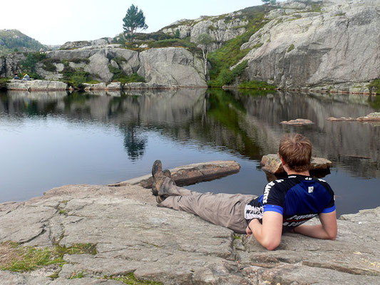 Wanderweg zum Prekestolen