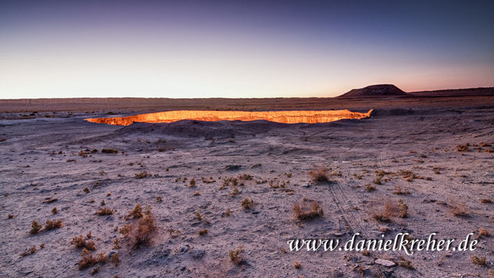 Darvaza gas crater / door to hell / Tor zur Hölle