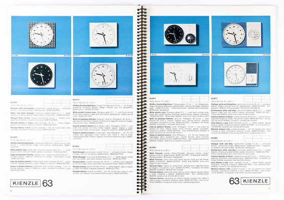 Uhrenkatalog der Kienzle Uhrenfabrik Schwenningen, von 1968, Katalognummer 305